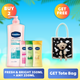 Vaseline Fresh and bright 350ml + Healthy Bright/Aloe/Deep 250ml