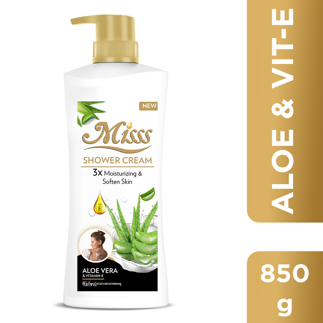 Misss Aloe & Vit E Shower Cream 850g