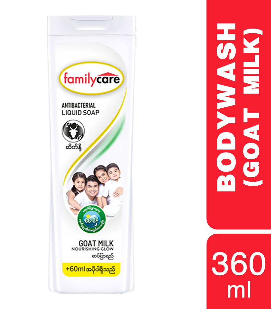 Familycare Antibacterial Liquid Soap (Goat Milk Nourishing Glow) 360ml